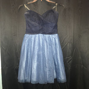 Strapless cocktail dress